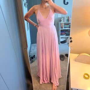 Free People Lilac Halter Maxi Dress